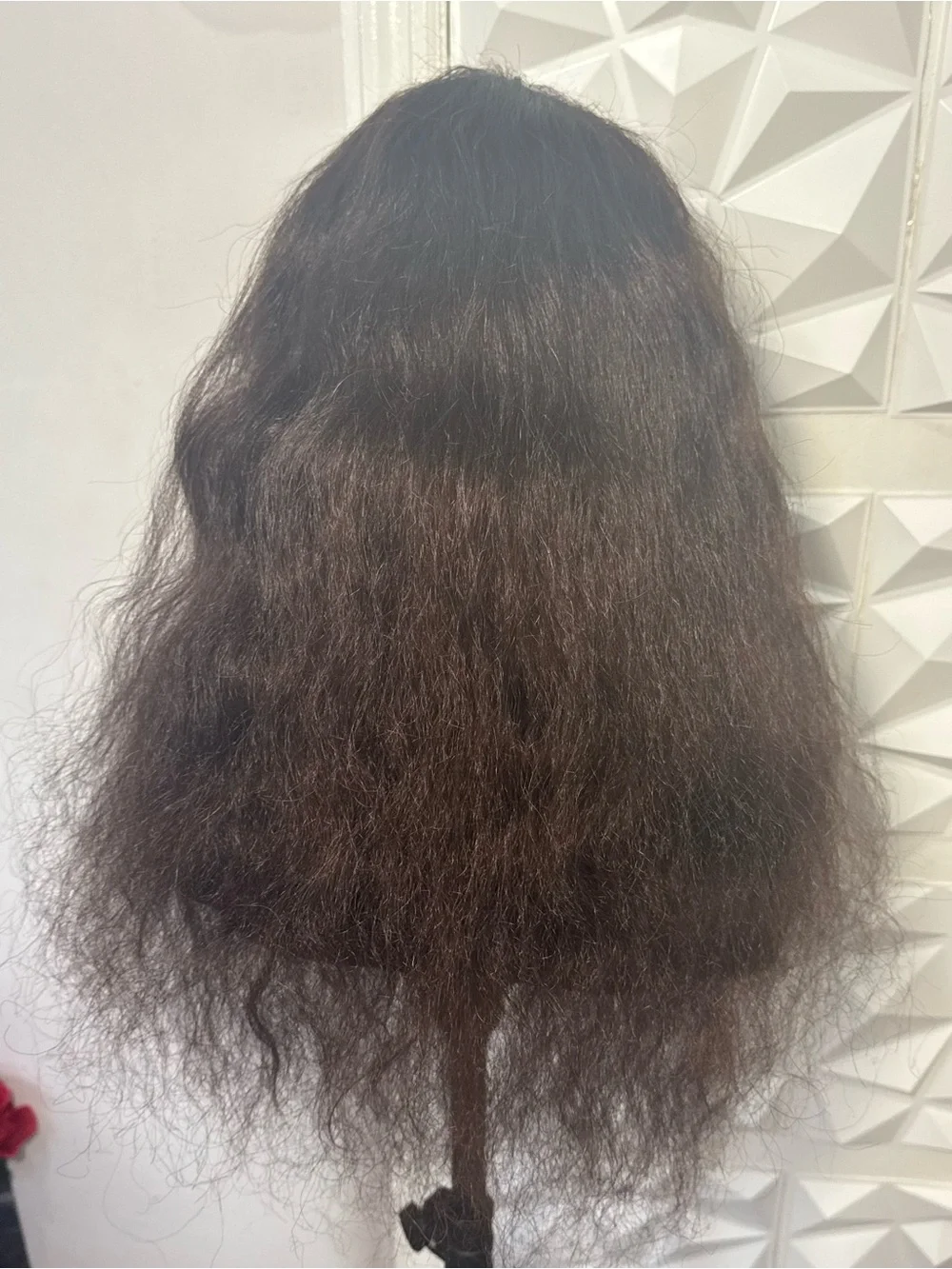 100% Human Hair 22” Brown Wig | Glueless Natural Texture Wig for Women